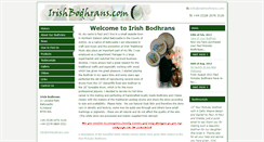 Desktop Screenshot of irishbodhrans.com